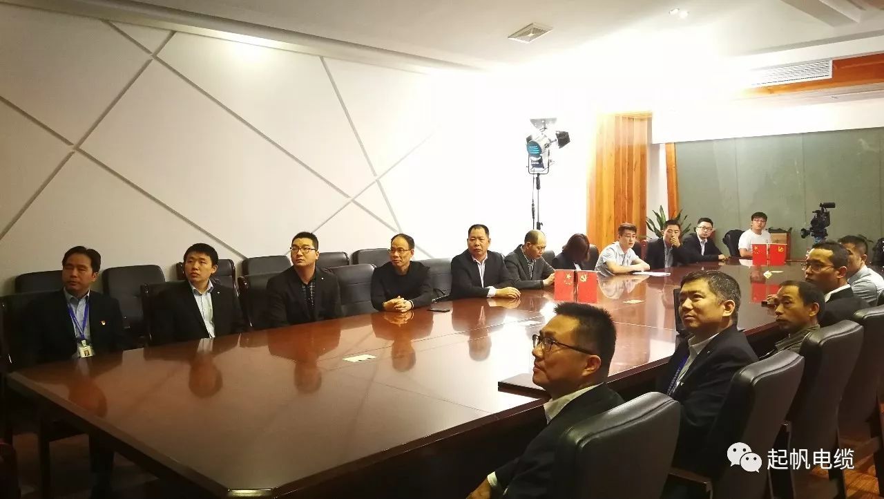 上海28圈电缆股东和党员一起观看党的十九大开幕式